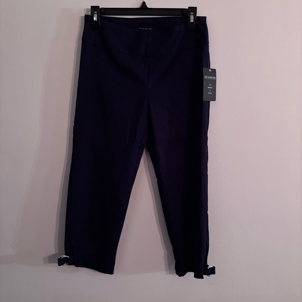 Zac & Rachel Size 6 Navy Blue Capris NWT